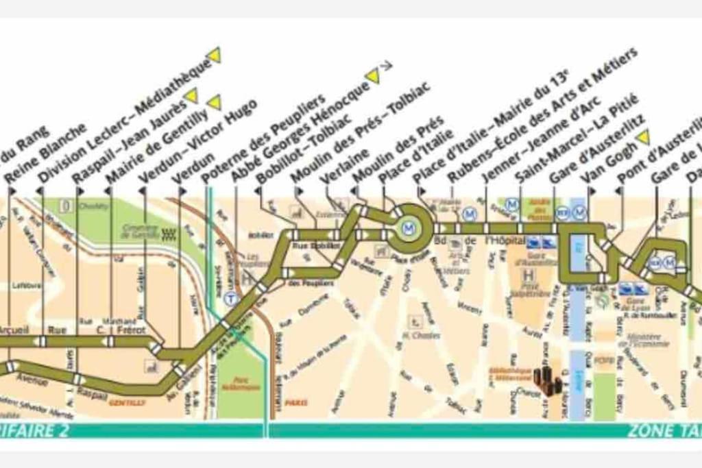 Duplex T2 A Arcueil A 3Min Arret Laplace Rer B エクステリア 写真